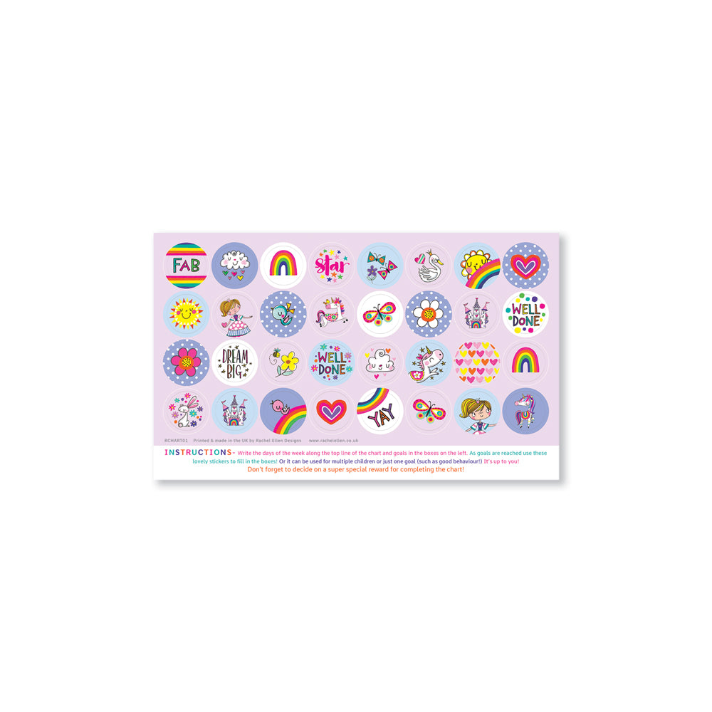 Reward Chart - Princess Unicorn